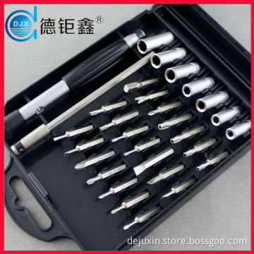 2013 China factory supply high quality 28 in 1 screwdriver set repair tool for cell phone